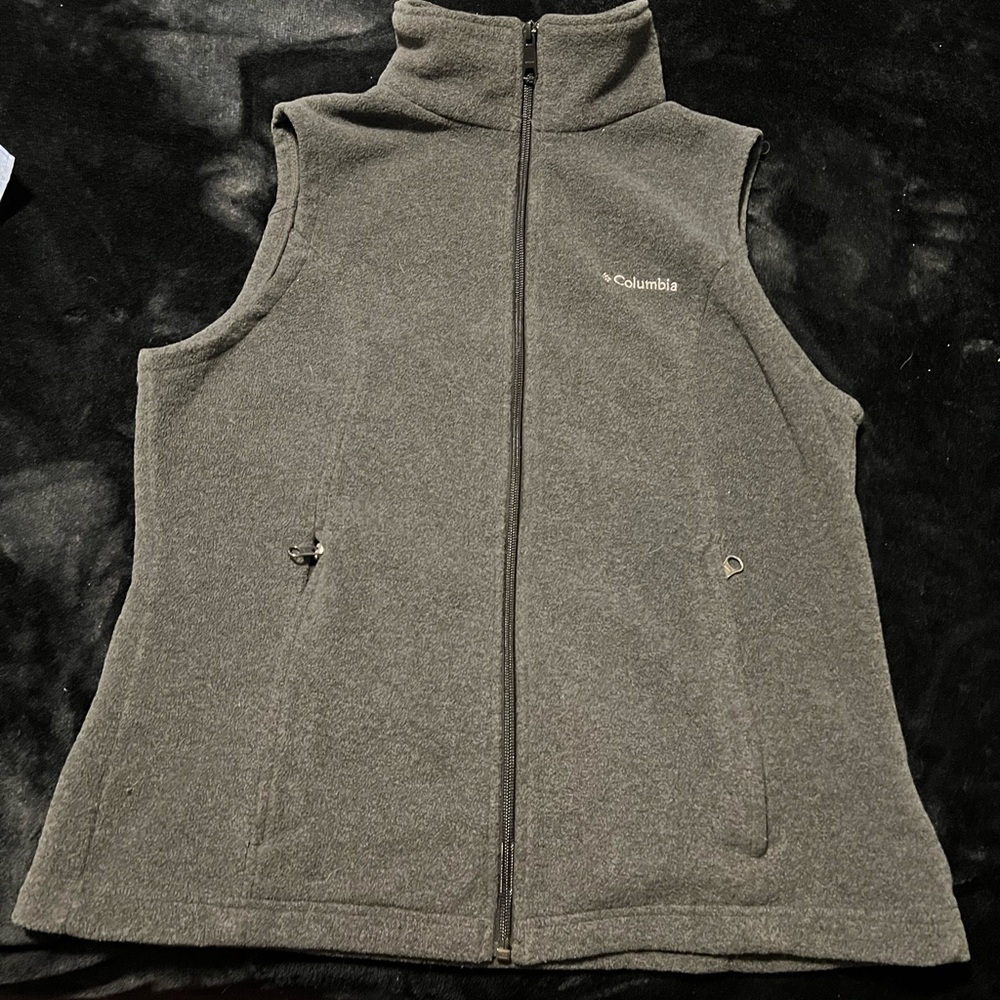 Columbia | Dark Grey Fleece Vest- Women’s Size Medium